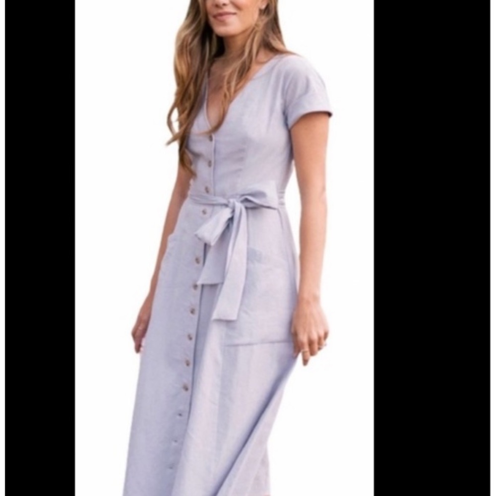 Gal Meets Glam lavender dress NWT - Picture 3 of 12
